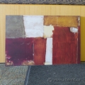 Multi Colored Earth Tone Rectangle Abstract Wall Decor